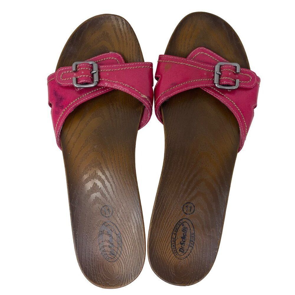 Dr. Scholl's Women's Pink Buckle Sandals Advanced Comfort Series Size 11